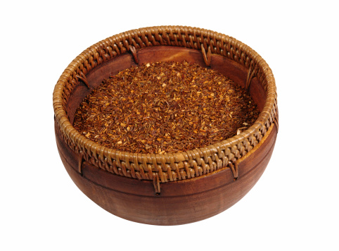 Wooden Bowl with Rooibos Tea