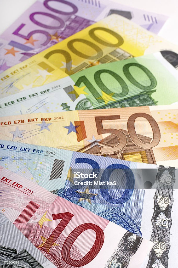 Euro Dinheiro - Royalty-free Atividade bancária Foto de stock