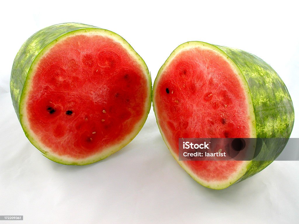 watermelon study watermelon sliced in half. Circa 4th Century Stock Photo