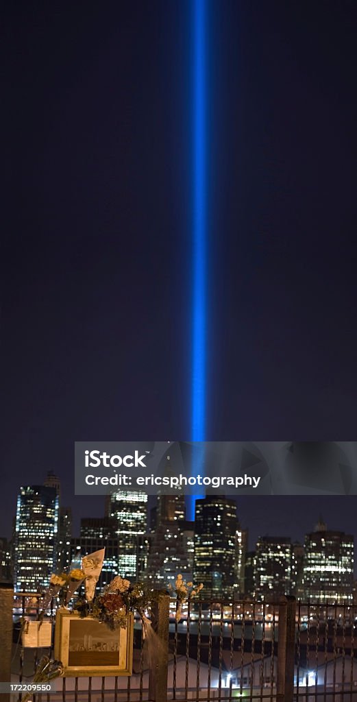 Tribute の照明 - 9.11 追悼式のロイヤリティフリーストックフォト