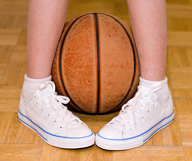 istock Old Fashioned Basketball Shoes 172209847