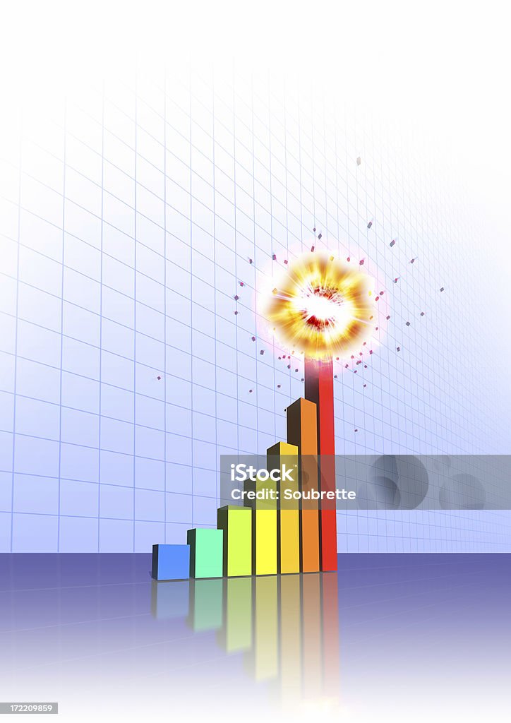 Crescimento explosivo! - Royalty-free Explodir Foto de stock