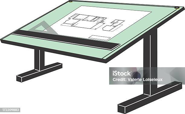 Tavolo Da Disegno - Fotografie stock e altre immagini di Affari - Affari, Architettura, Attrezzi da lavoro