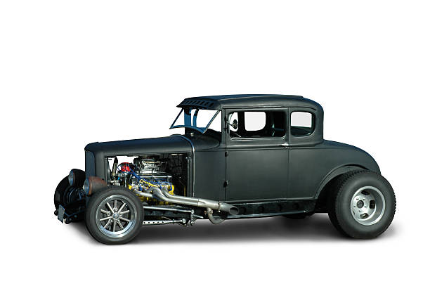 istock Flat Black Hot Rod from 1930's 172210191