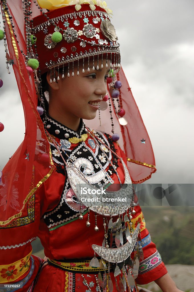 Dong minoranza ragazza-Longsheng, Cina - Foto stock royalty-free di Abbigliamento