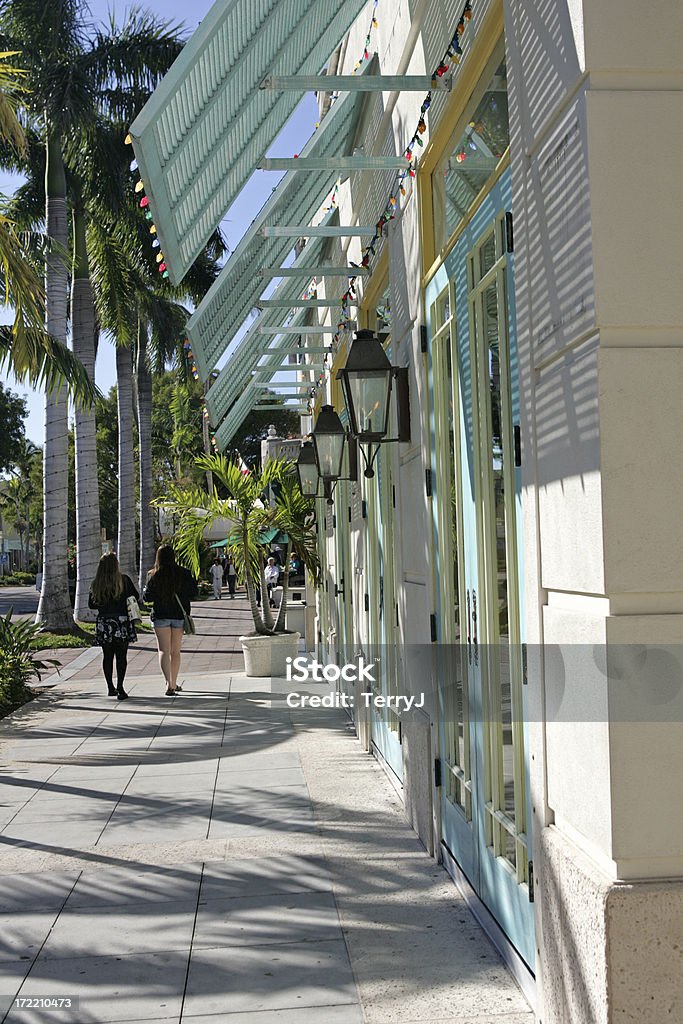 Shopping in der 5th Avenue - Lizenzfrei Naples Stock-Foto