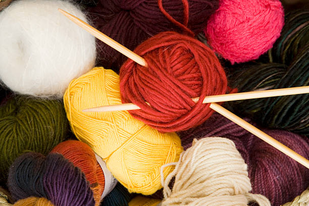 istock Balls of Yarn With Knitting Needles 172210716