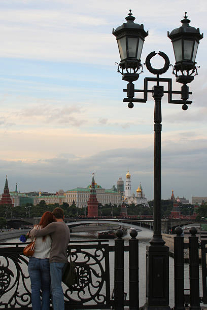 istock Young couple on the bridge 172210877