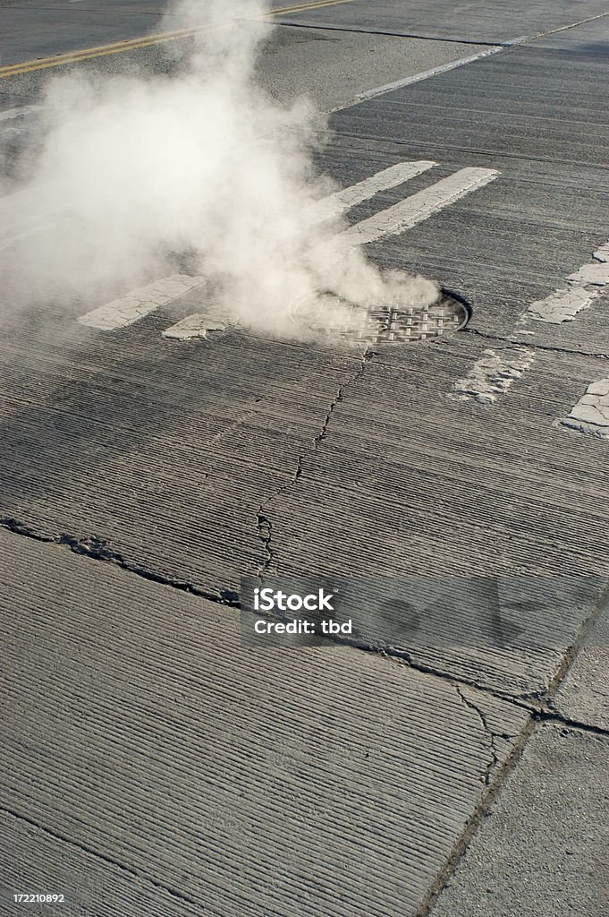 Vaporeux Passage pour piétons - Photo de Bouche d'égout libre de droits