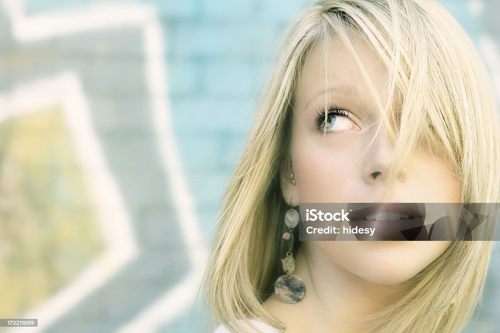 Wish Hopeful young woman 20-29 Years Stock Photo