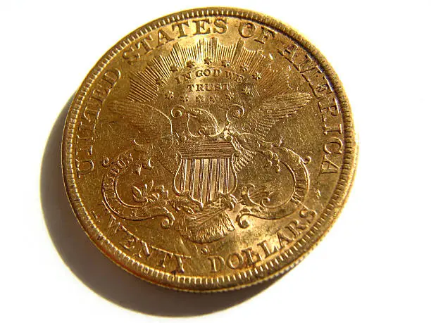 Gold Twenty Dollar Coin from 1897