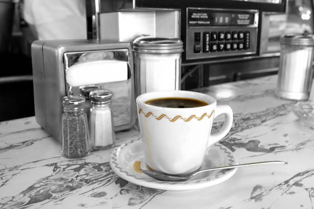 diner-커피 스톡 사진