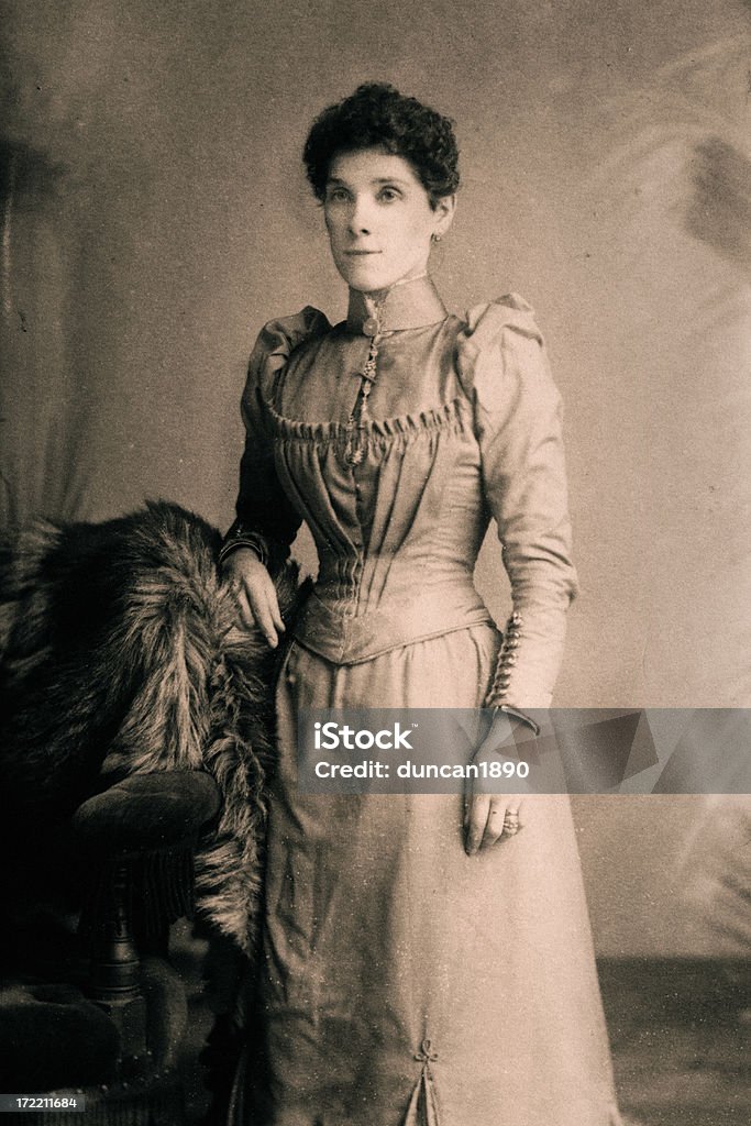 Викторианский Lady - Стоковые фото Корсет роялти-фри