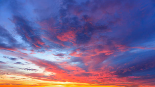 istock Vibrant  sunrise sky backgroud. 1722117933