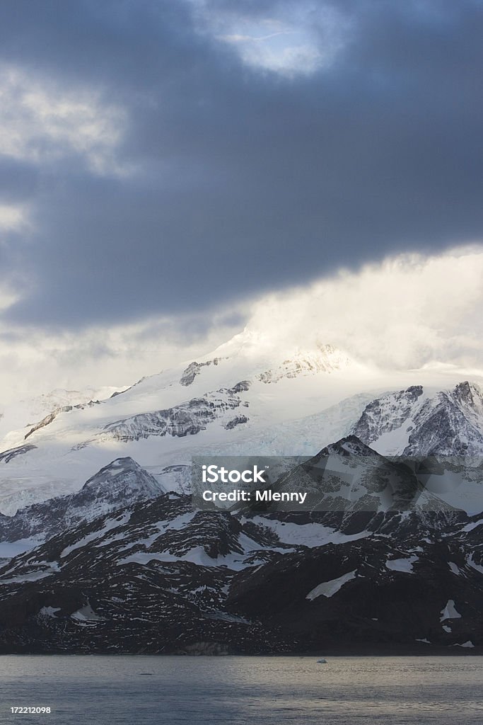 Sonnendurchflutete Mountains Antarktis - Lizenzfrei Abgeschiedenheit Stock-Foto