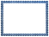 Blank Certificate (blue)
