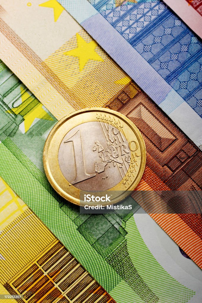 Un Euro - Foto stock royalty-free di La Comunità Europea