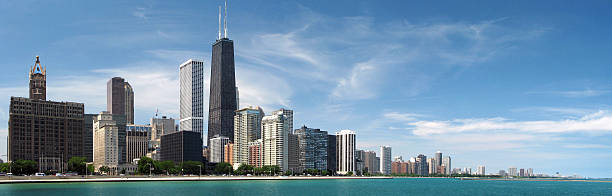 Chicago Skyline Panorama North – Foto