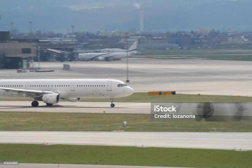 Peeling off airplane Aerospace Industry Stock Photo