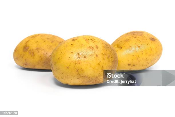 Baking Potatoes Stock Photo - Download Image Now - Baked Potato, White Background, Raw Potato