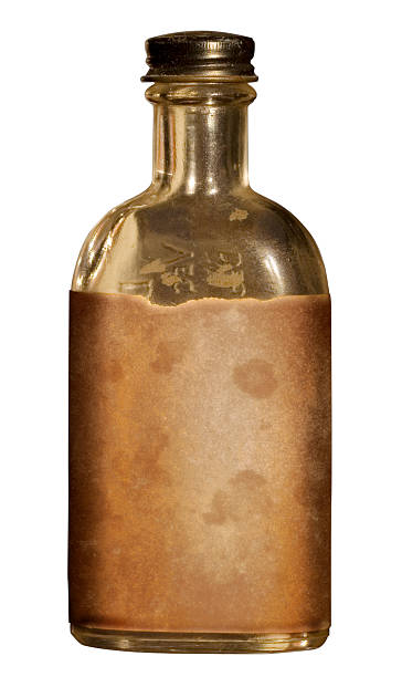 istock Old Medicine Bottle with Blank Grungy Label 172212585