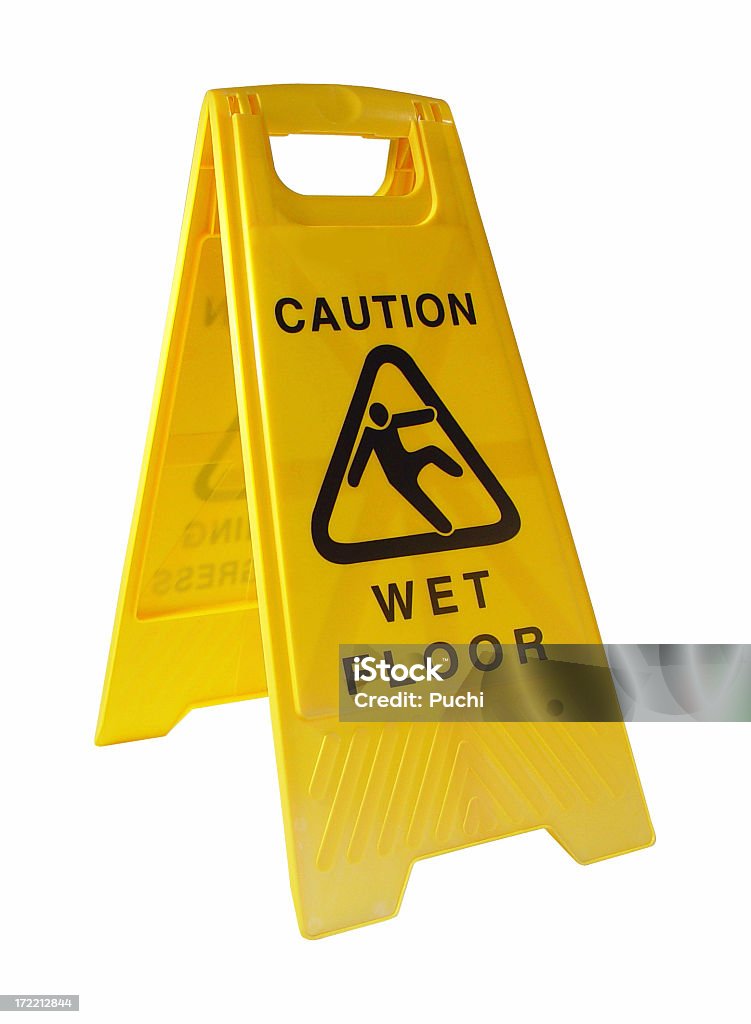 Caution wet floor - Royalty-free Adulto Foto de stock