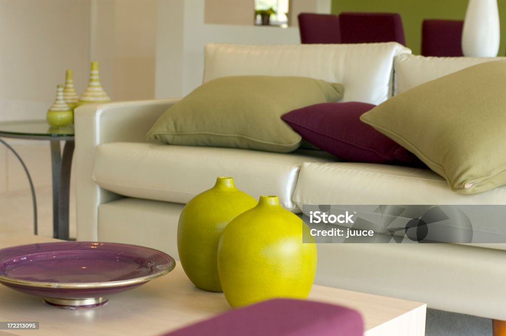 Amplia sala de estar - Foto de stock de Acogedor libre de derechos