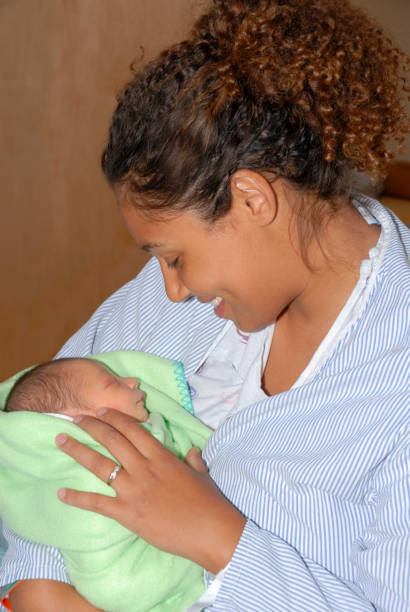 istock Mother Holding her Newborn Son 172213163