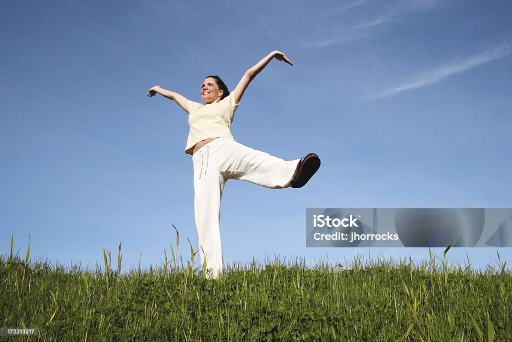 A primavera já levantadas! - Foto de stock de Calça de jogging royalty-free