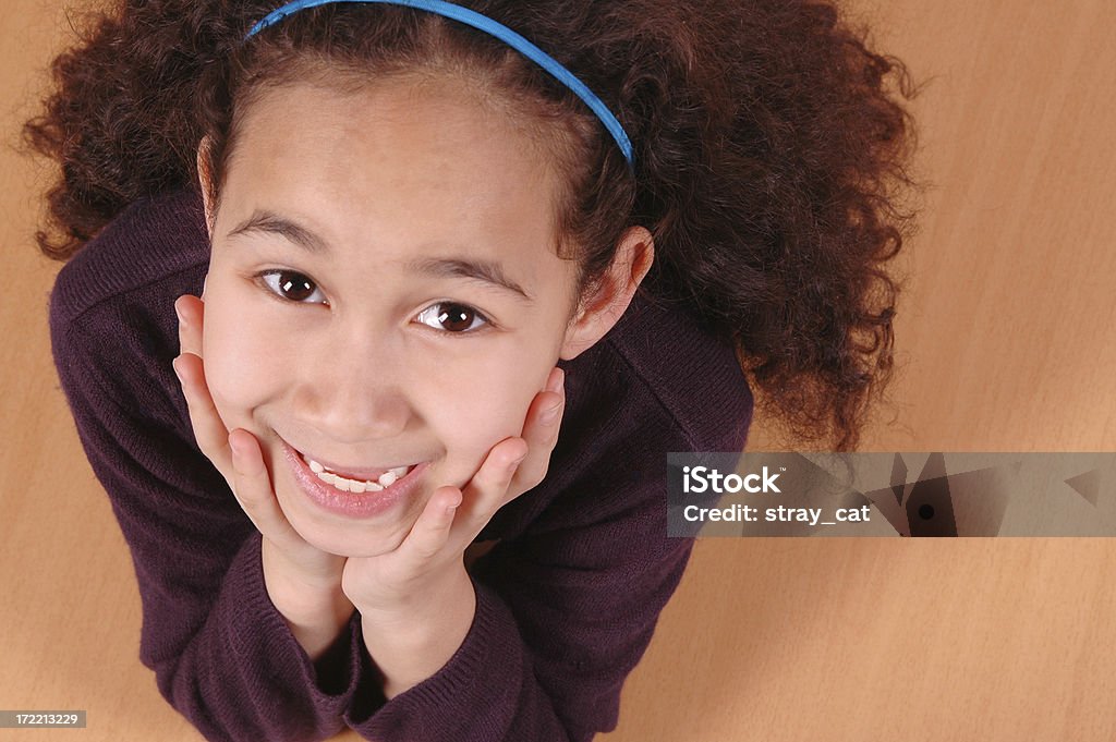Lächeln kleine Mädchen - Lizenzfrei 6-7 Jahre Stock-Foto