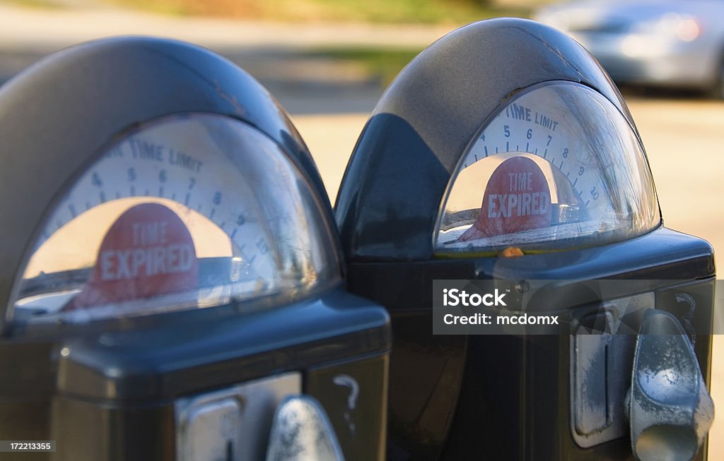 TEMPO EXPIRADO - Royalty-free Multa de Estacionamento Foto de stock