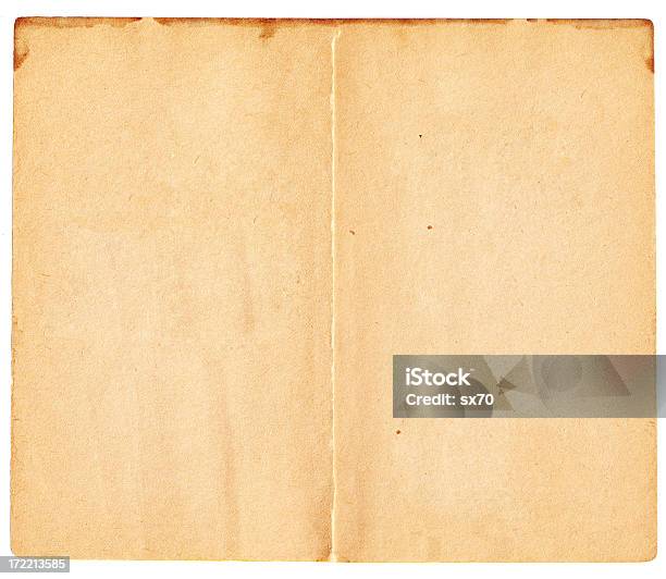 Open Book Page Background Layout Layer Stock Photo - Download Image Now - Ancient, Antique, Copy Space