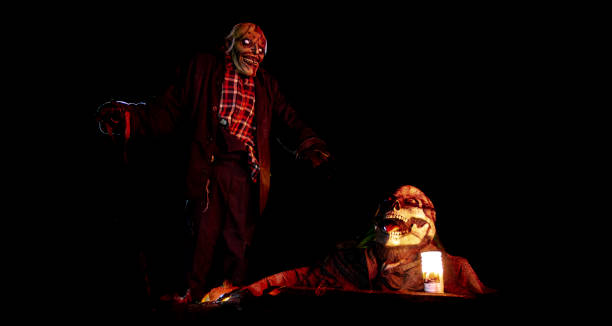 Screaming voodoo man .