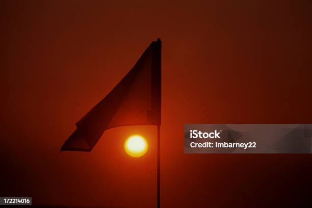 Crepúsculo De Golf Foto de stock y más banco de imágenes de Agujero - Agujero, Aspiraciones, Bandera