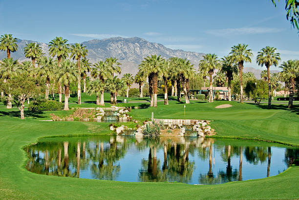 campo de golf resort - palm desert fotografías e imágenes de stock