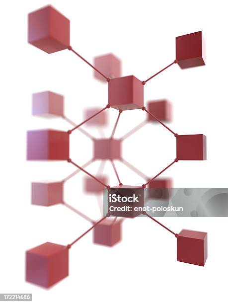 3 D Schema - Fotografie stock e altre immagini di Connessione - Connessione, Organizzazione - Concetto, Astratto