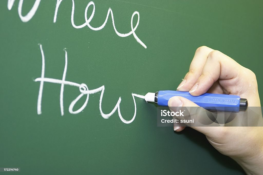 chalkboard - Foto stock royalty-free di Ambientazione interna