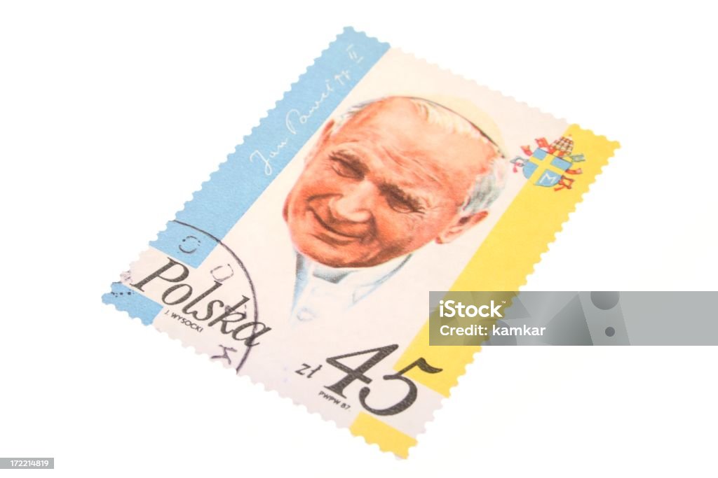 Johannes Paul II-Stamp - Lizenzfrei Johannes der Täufer Stock-Foto