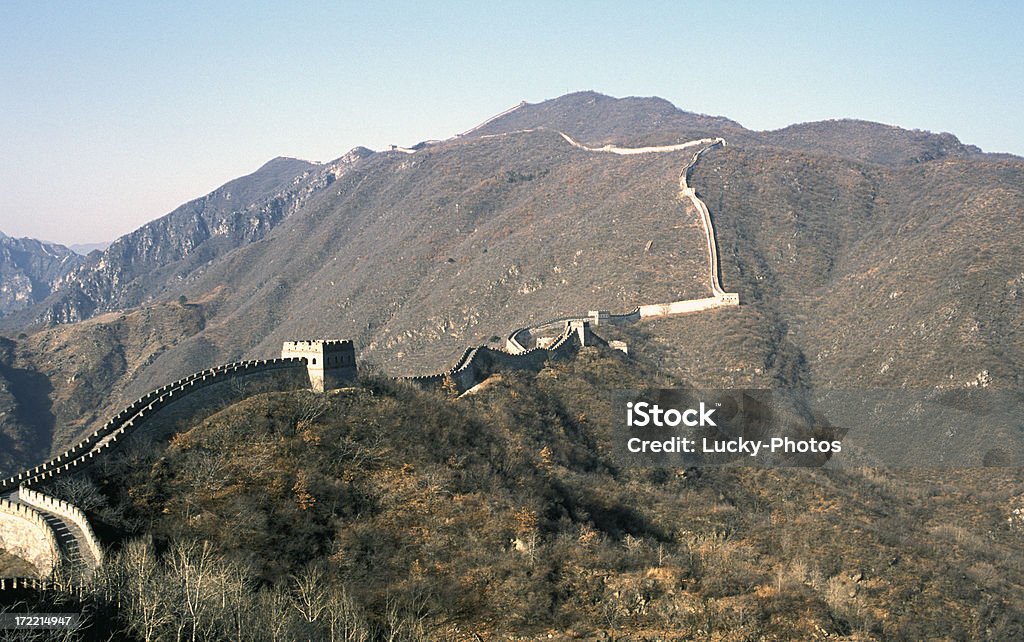 West View Great Wall Great Wall in China 6-7 Years Stock Photo