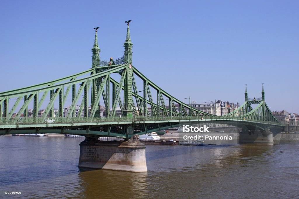 Liberty Bridge Liberty Bridge over the Danube in Budapest. Architecture Stock Photo