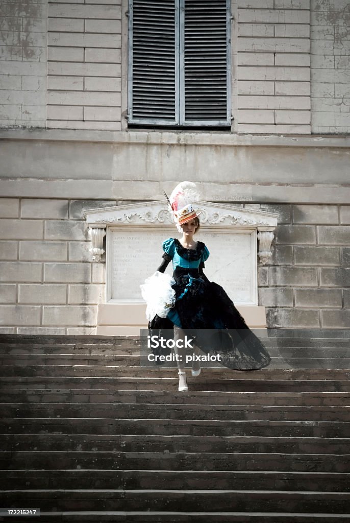 Cinderella 굴절률은 계단 IV - 로열티 프리 의상 스톡 사진