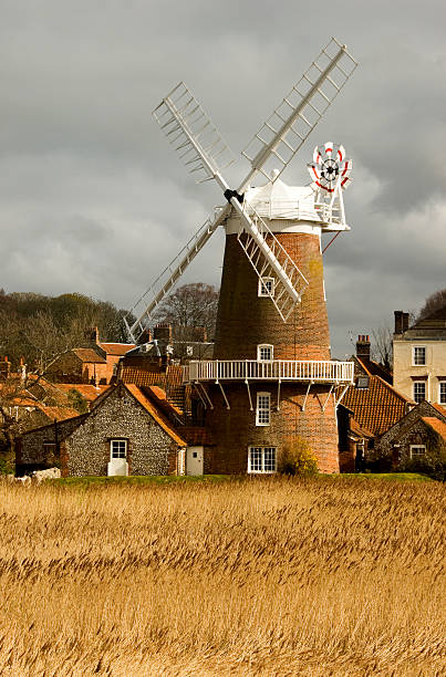 Cley windmill stock photo