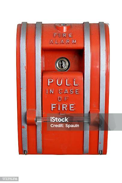 Alarm Pożarowy - zdjęcia stockowe i więcej obrazów Alarm przeciwpożarowy - Alarm przeciwpożarowy, Próba przeciwpożarowa, Białe tło