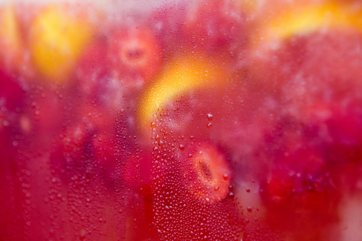 Refreshing summer treat - strawberry lemonade with crushed ice.  Makes a great background.