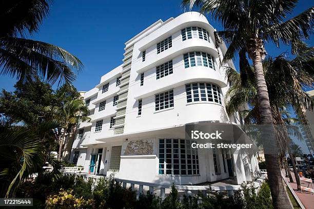 Appartamenti In Stile Art Déco Miami - Fotografie stock e altre immagini di Ambientazione esterna - Ambientazione esterna, Appartamento, Architettura