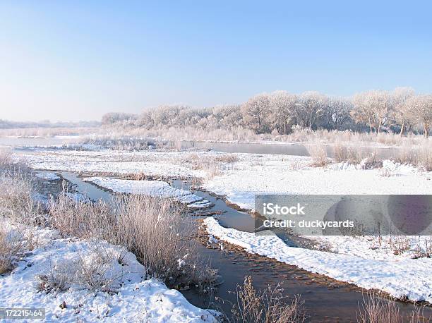 Rio Grande No Inverno - Fotografias de stock e mais imagens de Novo México - Novo México, Neve, Ao Ar Livre