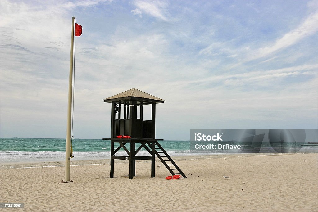 Rettungsschwimmer-Turm, Jumeirah Beach, Dubai - Lizenzfrei Jumeirah-Beach-Hotel Stock-Foto