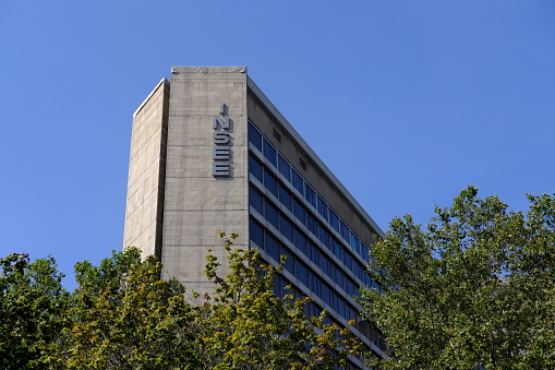 Malakoff, France - September 6th 2021: The former building of INSEE, the national statistics.