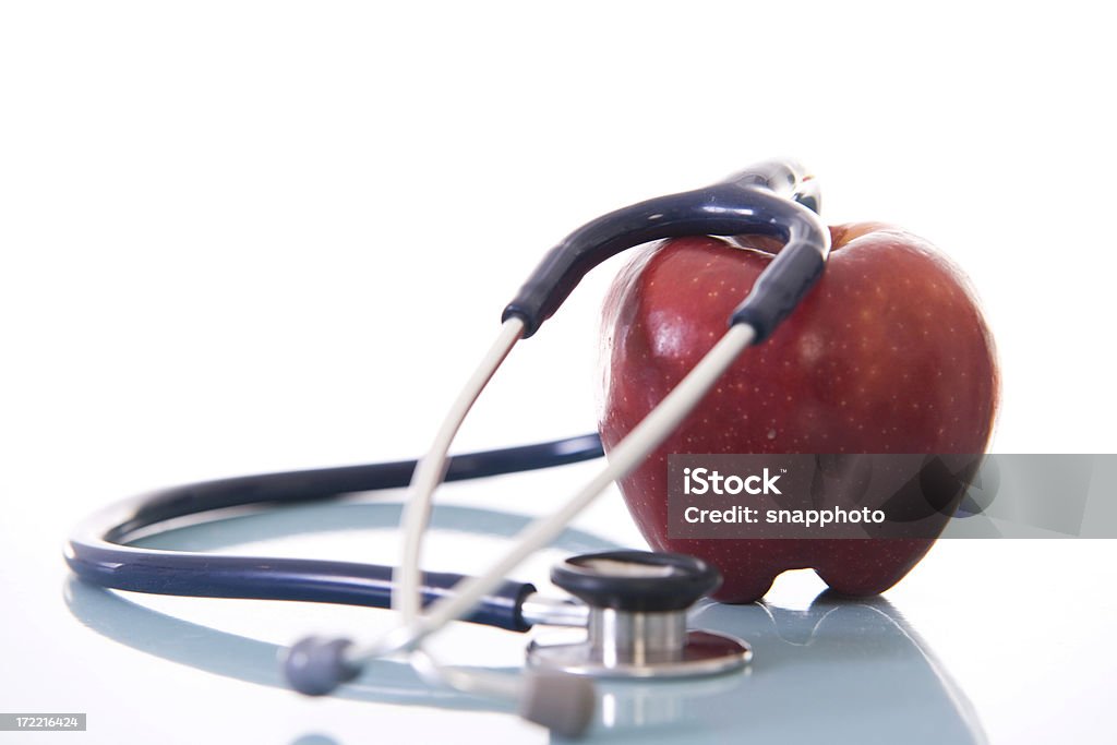 Manzana al día - Foto de stock de Alimento libre de derechos