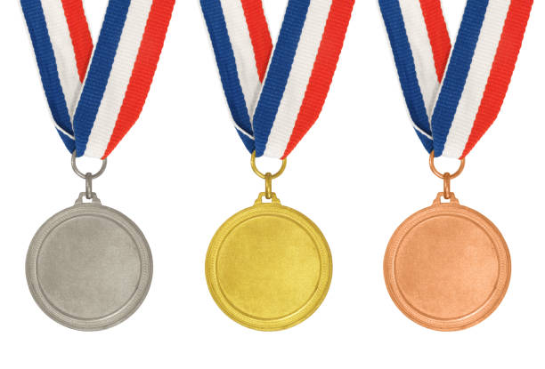 Set of medals – Gold, Silver and Bronze